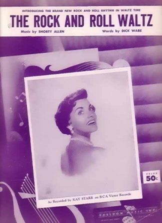 The Rock and Roll Waltz - Kay Starr 1955 Sheet Music