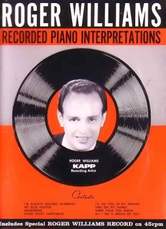 Roger Williams 1962 Music Book and 45 Record