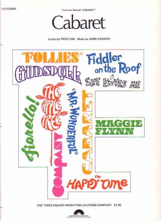 Cabaret 1966 Sheet Music - Fred Ebb