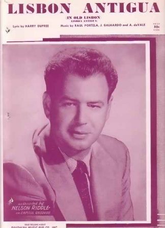 Lisbon Antigua - Nelson Riddle 1954 Sheet Music