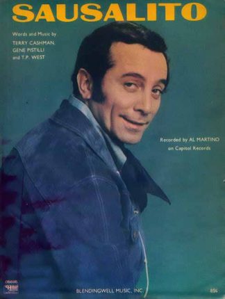 Sausalito 1969 Sheet Music - Al Martino