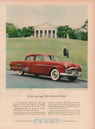Packard 1951 Car Ad - Red Patrician