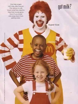 Ronald McDonald - GOT MILK? 2003 Ad