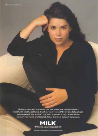 Neve Campbell - GOT MILK? 1996 Ad