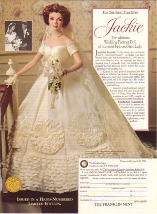 Jacqueline Kennedy 1998 Doll Ad - Jacqueline Kennedy Doll Ad