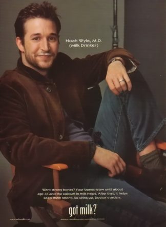 Noah Wyle, M.D. - GOT MILK! 2000 Ad