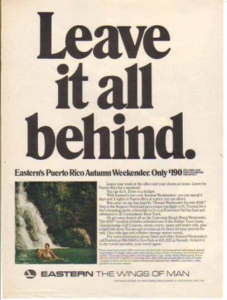 Eastern Airlines 1976 Ad - Puerto Rico