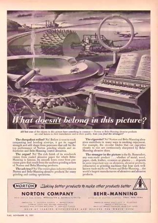 NORTON BEHR - MANNING 1951 Ad  - The Sheepsfoot Roller