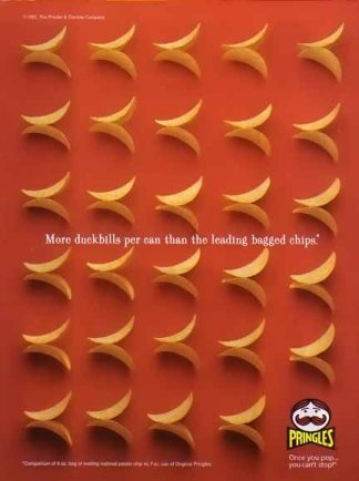 Pringles 1997 Ad More duckbills…