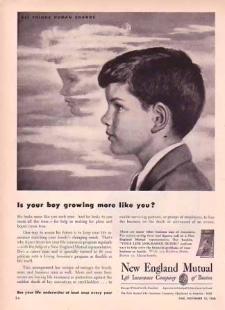 New England Life Mutual 1948 Ad More like You