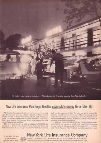 New York Life Insurance 1958 Ad Motel