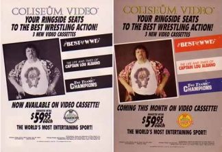 Captain Lou Albano 1986 Ads Set of 2