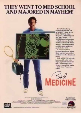 Steve Guttenburg Bad Medicine 1985 Movie Ad