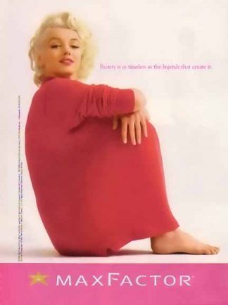 Marilyn Monroe 1999 Max Factor Ad