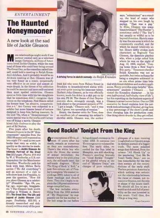 Jackie Gleason 1992 Article the Haunted Honeymoon