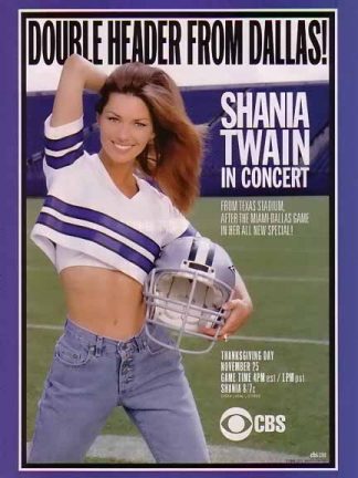 Shania Twain 1999 Dallas Cowboy Concert