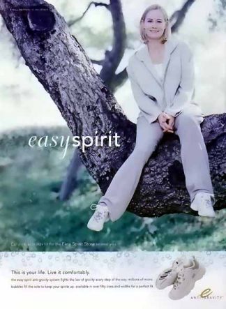 Cybill Shepherd 1999 Easy Spirit Shoe Store Ad