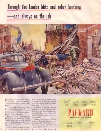 Packard Ambulance Wartime 1945 Ad