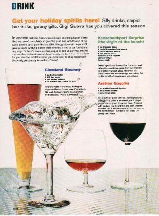 Kennebunkport Surprise Drink Recipes 1998 Drink Page
