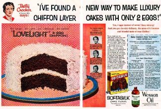 Lovelight Chiffon Cake Recipe Betty Crocker 1954 Ad - Mrs. C. M. Toler, Mrs. Dorothy B. Stone, Mrs. Harold Taylor,
