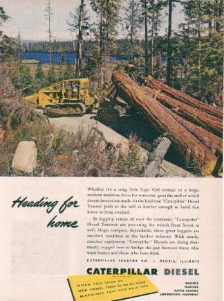 Caterpillar 1948 Ad Cape Cod