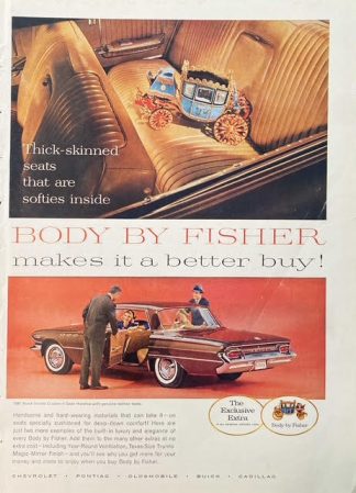 Body By Fisher Makes it a better Buy! 1961 Ad – Buick Invicta Custom 4 Door