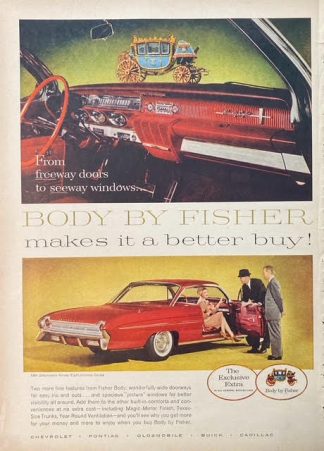 Body By Fisher Makes it a better Buy! 1961 Advertisement – Oldsmobile 98 Holiday Coupe