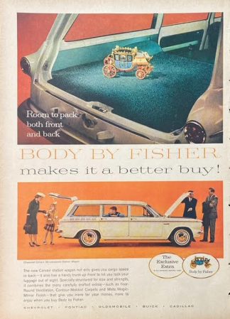 Body By Fisher Makes it a better Buy! 1961 Advertisement – Oldsmobile 98