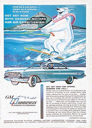 GM Harrison Automotive Air Conditioning 1961 Ad Neat as a bandbox…