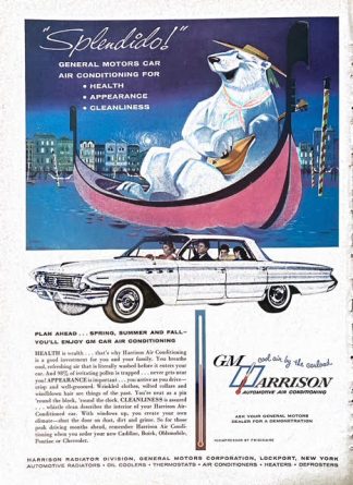 GM Harrison Automotive Air Conditioning 1961 Ad “Splendido”
