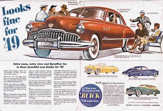 1949 BUICK CARS AD – Looks fine in 49