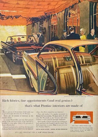 The Pontiac Bonneville Sport Coupe for 1961 Advertisement – Driving Habits