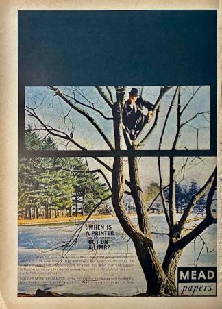 Mead Papers 1961 Ad – Out on a limb?