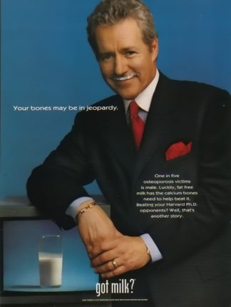 Alex Trebek- GOT MILK? 1999 Ad