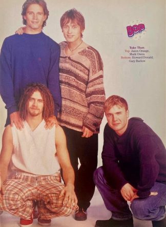 Take That & Scott Wolf 1995 90s Pinups