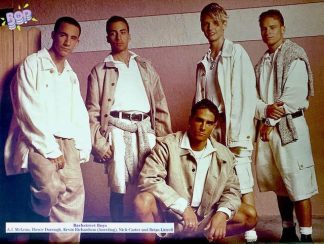 Backstreet Boys and Brad Pitt 1996 Pinups
