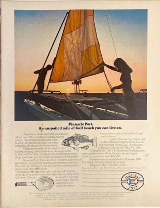 Pinnacle Port Condominiums. Panama City, Florida Advertisement 1973.