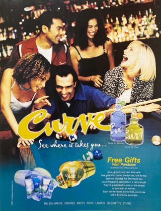 CURVE Fragrance Essentials 2001 Advertising – Now Give Your Best Shot