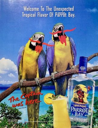 Captain Morgan's Parrot Bay Puerto Rican Rum Advertisement 2001 – Welcome To The Unexpected
