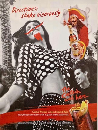 Captain Morgan Original Spiced Rum 2001 Advertisement – Shake Vigorously