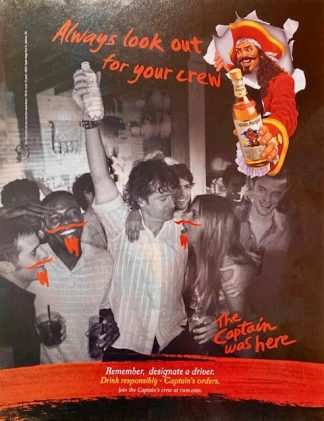Captain Morgan Original Spiced Rum 2002 Advertisement – Always Look Out for your crew