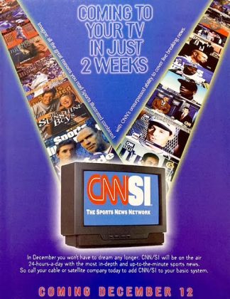 CNNSI The Sports News Network 1996 Advertisement – CNN Sports Illustrated