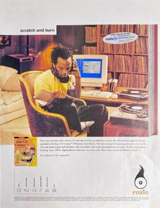 Roxio Ad 2002 – Easy CD Creator Program “Scratch”