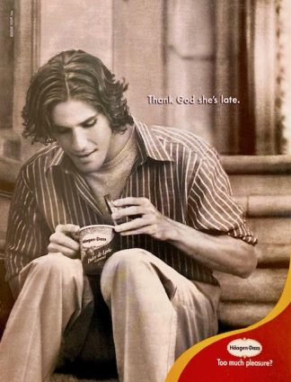 Haagen-Dazs Ice Cream 2000 Advertisement – Thank God she’s late.