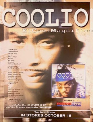 Coolio – El Cool Magnifico Hip Hop Artist 2002 Advertisement – SHAKE IT UP