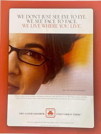 State Farm 2002 Advertisement with Pamela Buckland