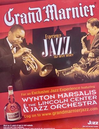Grand Mariner Liqueur Advertisement 2003 With Winston Marsalis and the Lincoln Center Jazz Orchestra.