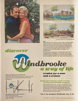 Winbrooke a way of life - 1973 Advertisement for Florida Condominium Community