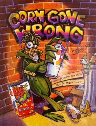 CORN NUTS Corn Gone WRONG – 2002 Ad -CORN GONE WRONG