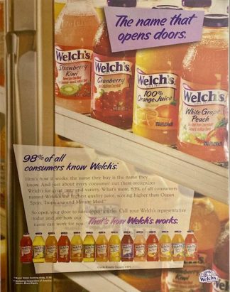 Welch’s Juice Products Ad 2000 – “The Name That Opens Doors”